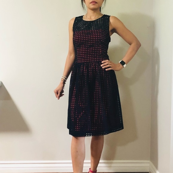 Nwt!! Banana Republic Navy Blue A line Dress Sz 10 - Picture 2 of 11